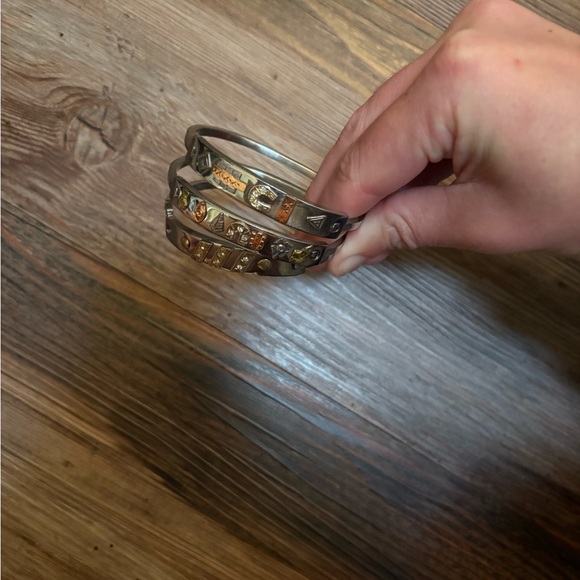 Metal Bangles Set - Picture 2 of 5